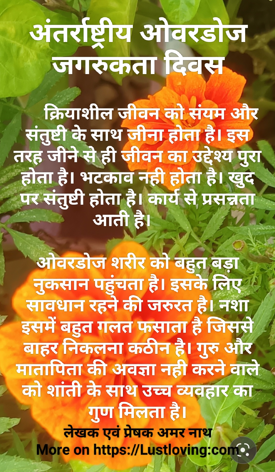 अंतर्राष्ट्रीय ओवरडोज जगरुकता दिवस